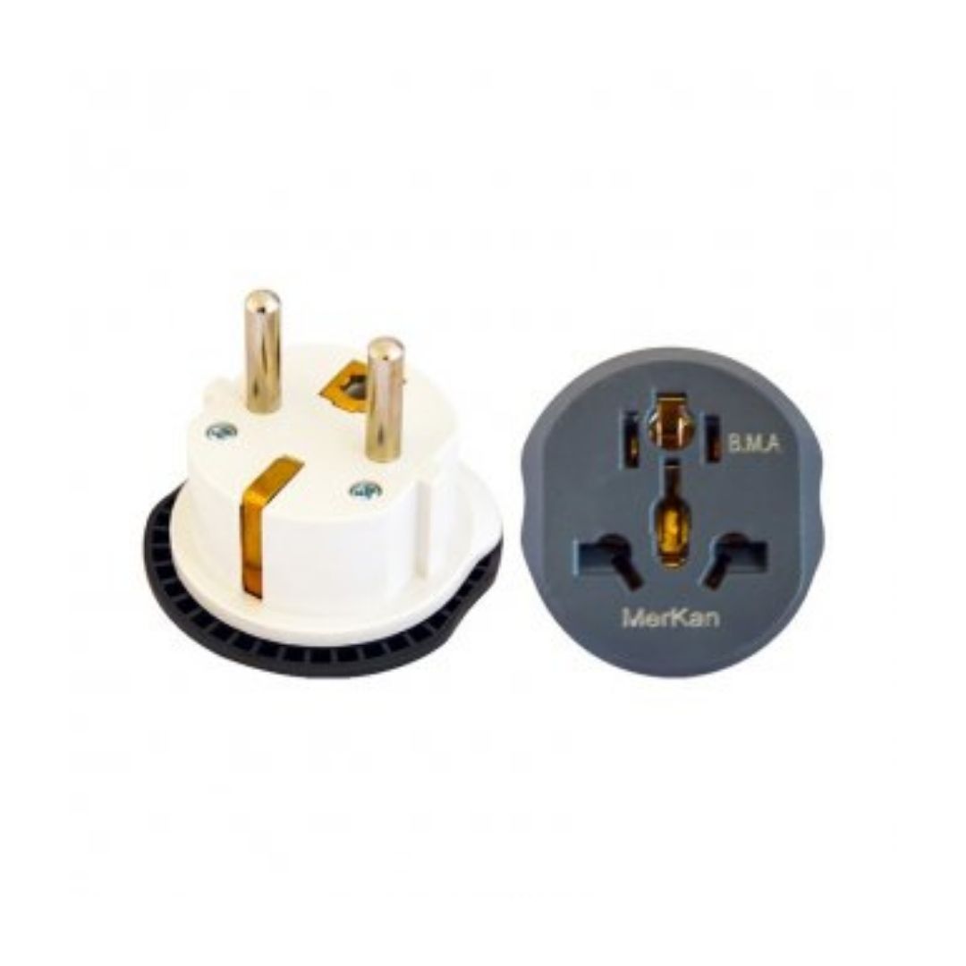 thumb картинка Переходник сетевой универсальный Merkan (ISA) 16A 250V от магазина Fastoo