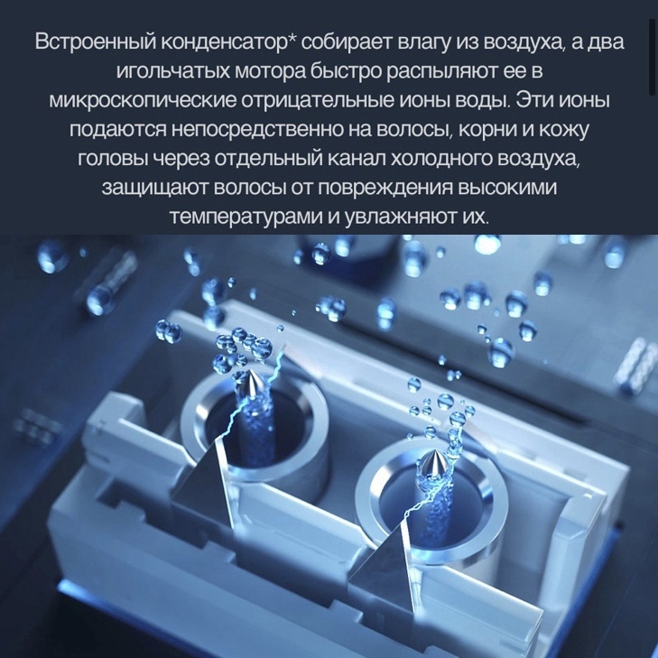 thumb картинка Фен Xiaomi Water lonic Hair Dryer H500 от магазина Fastoo