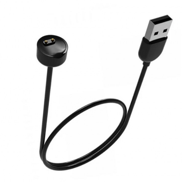thumb картинка Зарядное устройство USB для Xiaomi Mi Band 5 / 6 Black от магазина Fastoo