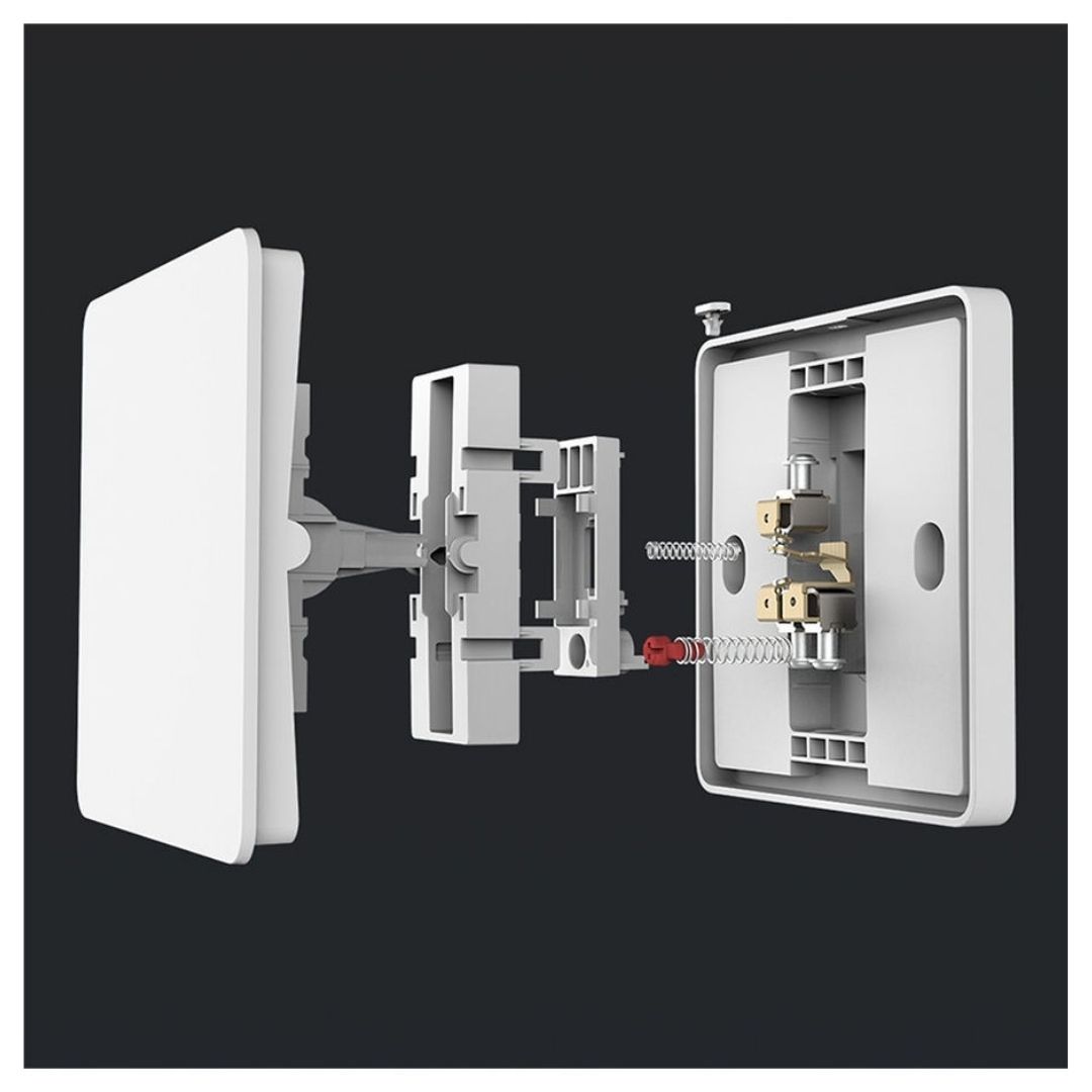 thumb картинка Выключатель настенный Yeelight Smart Switch Light (трехклавишный) от магазина Fastoo