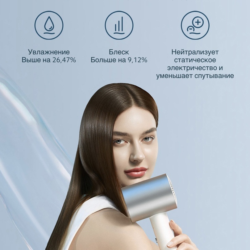 thumb картинка Фен Xiaomi Water lonic Hair Dryer H500 от магазина Fastoo