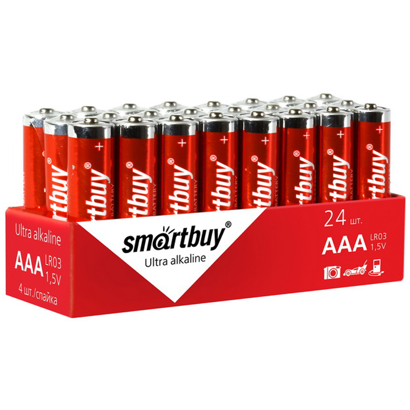 thumb картинка Батарейка алкалиновая SmartBuy AAA LR03 (1 шт) от магазина Fastoo