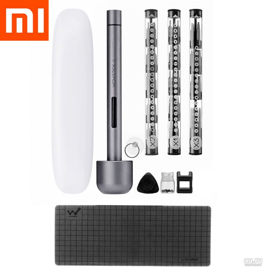 thumb картинка Отвертка электрическая Xiaomi WOWSTICK 1F+ набор 69-в-1 01010400 от магазина Fastoo