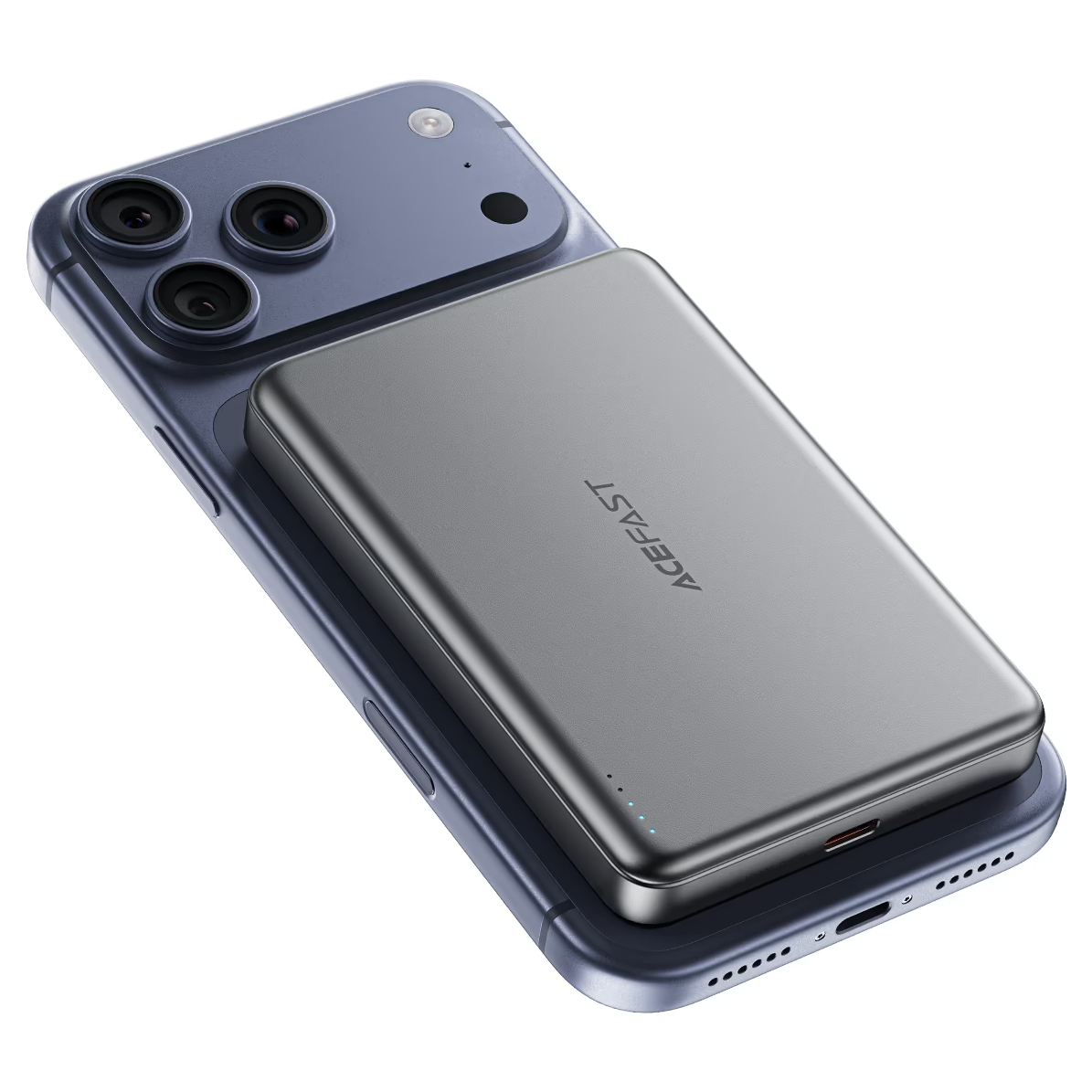 thumb картинка Аккумулятор внешний AceFast M12 PD20W Ultra-thin Magnetic Wireless Charging Power Bank 10000mAh от магазина Fastoo