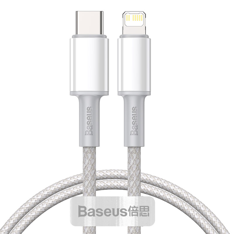 thumb картинка Кабель Baseus High Density Braided Fast Charging Data Cable Type-C to Lightning 20W 2m от магазина Fastoo