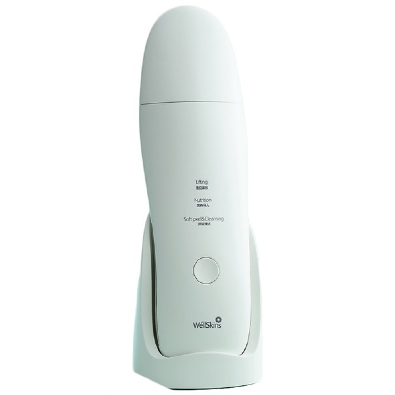 thumb картинка Аппарат для чистки лица WellSkins Ultrasonic Skin Scrubber WX-CJ101 от магазина Fastoo