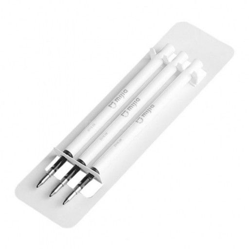 thumb картинка Стержни Xiaomi Mi Aluminium Rollerball Pen Refill 3шт/уп. черный гель от магазина Fastoo