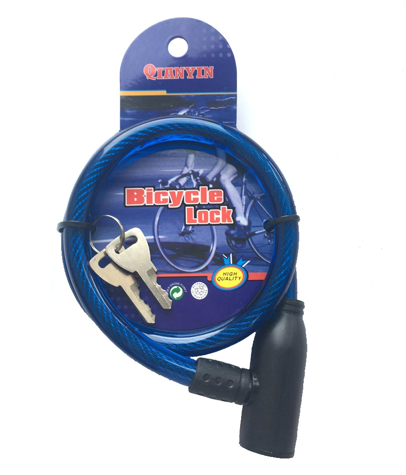 thumb картинка Замок велосипедный трос LOCKLAND 10×650 мм от магазина Fastoo