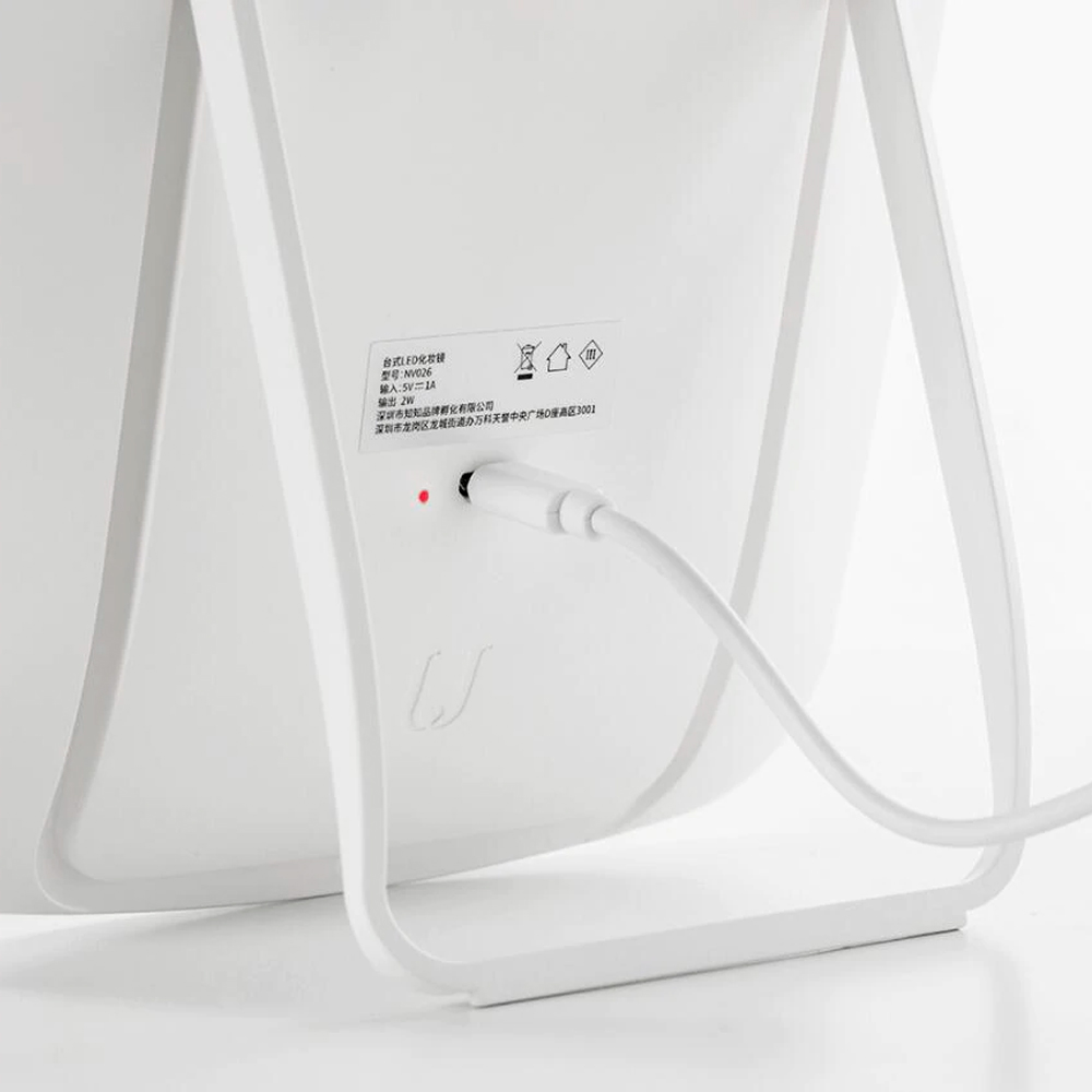 thumb картинка Зеркало для макияжа Youpin LED Lighted Makeup Mirror Jordan & Judy от магазина Fastoo