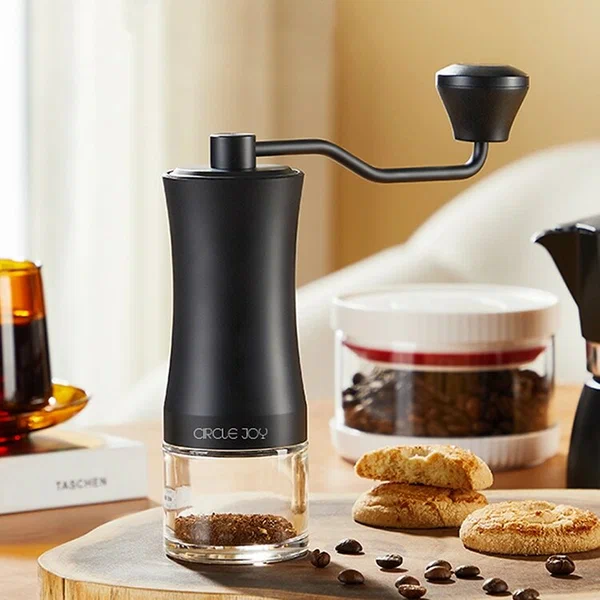 thumb картинка Ручная кофемолка Circle Joy Manual Coffee Grinder In The Lingo от магазина Fastoo