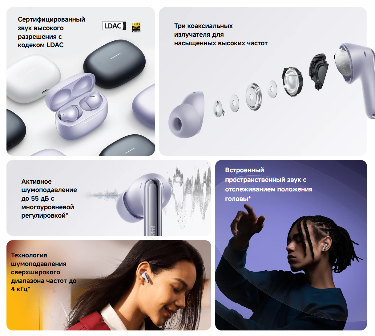 thumb картинка Наушники беспроводные Redmi Buds 6 Pro от магазина Fastoo