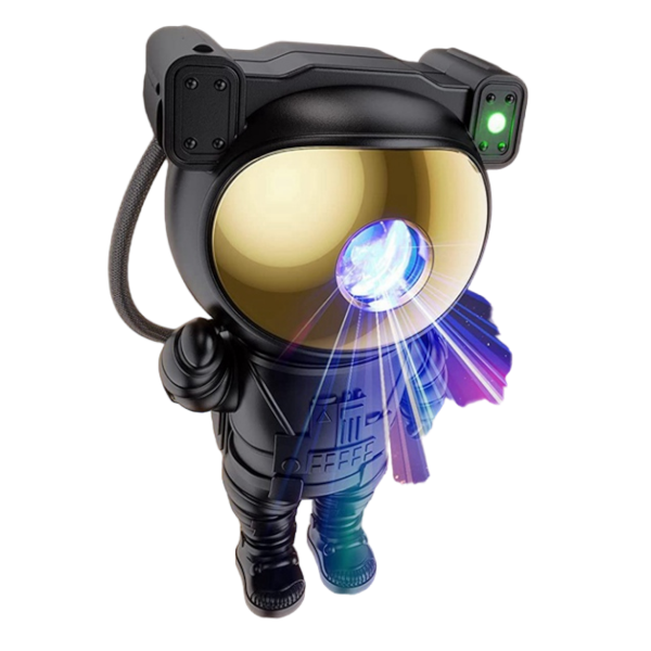 thumb картинка Ночник-проектор звездного неба "Астронавт черный" от магазина Fastoo