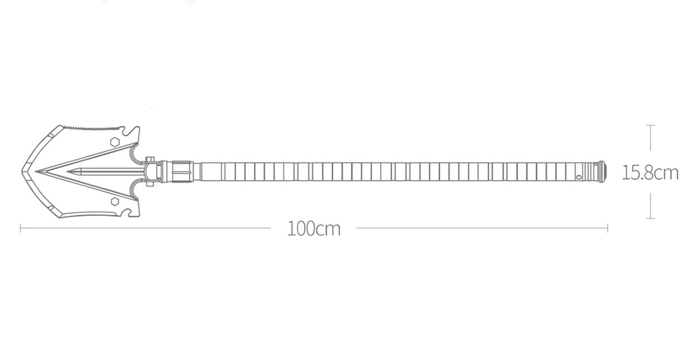 thumb картинка Лопата многофункциональная Nextool Multi Functional Shovel от магазина Fastoo