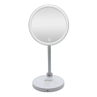 картинка Зеркало для макияжа с беспроводной зарядкой LED Rechargeable Mirror магазин Fastoo являющийся официальным дистрибьютором в России 