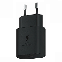 картинка Сетевое зарядное устройство Samsung 25W PD Adapter USB-C Original магазин Fastoo являющийся официальным дистрибьютором в России 