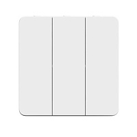 картинка Выключатель настенный Yeelight Smart Switch Light (трехклавишный) магазин Fastoo являющийся официальным дистрибьютором в России 