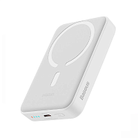 картинка Аккумулятор внешний Baseus Magnetic Mini Slim&Compact Wireless Fast Charge Power Bank 5000mAh 20W магазин Fastoo являющийся официальным дистрибьютором в России 